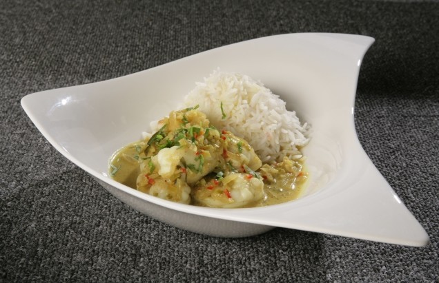 Monkfish Coconut Curry